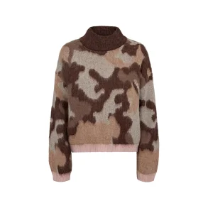 Nucamu pullover N�mph, black coffee