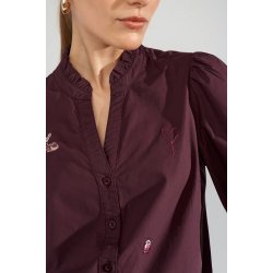Nutenja v-neck shirt N�mph, fig