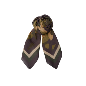 Bcgia mini scarf Black Colour, camouflage