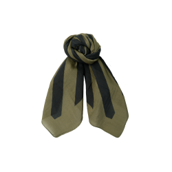 Bcasda mini scarf Black Colour, army stripe