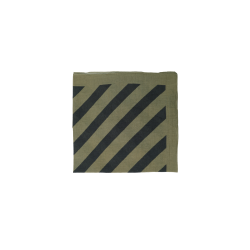 Bcasda mini scarf Black Colour, army stripe
