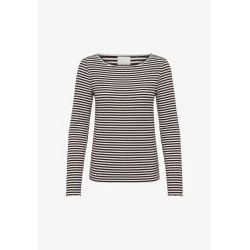 Cella ls long sleeve t-shirt ICHI, chocolate tort/cloud dancer