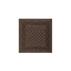 Lolana paisley knit scarf Neo Noir, brown