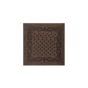 Lolana paisley knit scarf Neo Noir, brown