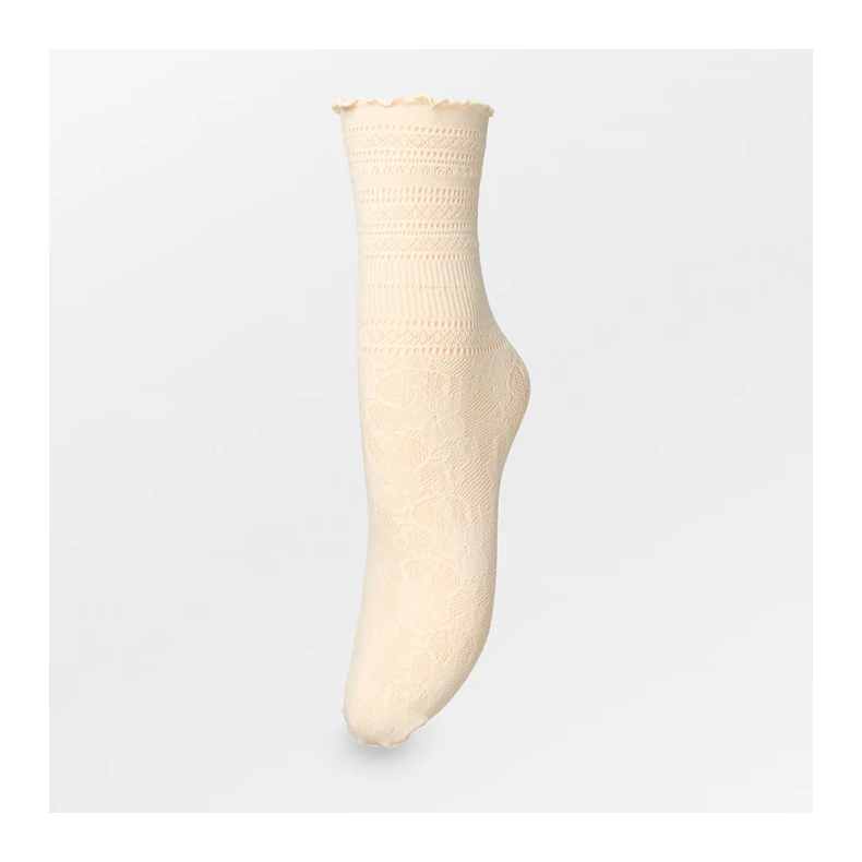 Bloom Lace Sock Beck S�ndergaard, birch white