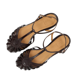 Sandals Billi Bi, mogano naplack