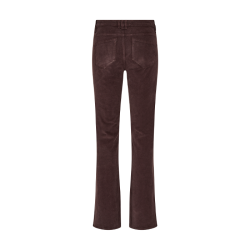 Tara flare jeans baby cord IVY, espresso brown