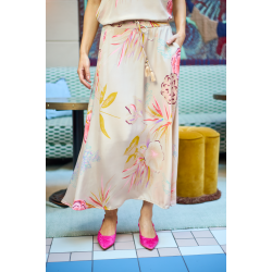 Luna regular skirt Black Colour, poppy rose