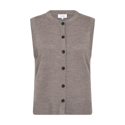 Ismaila 11 waistcoat Levet Room, walnut 