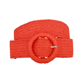 Wide Zia Belt Beck S�ndergaard, grenadine red
