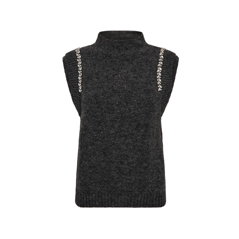 CMIBRA WAISTCOAT copenhagn muse, dark grey melange