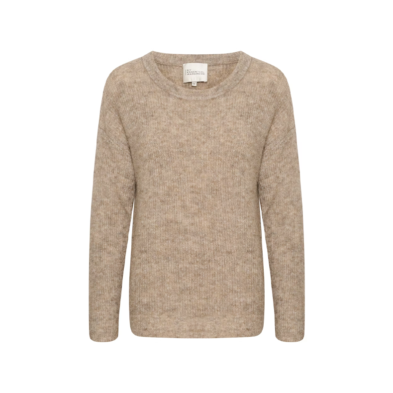 05 The knit pullover My Essential Wardrobe, dune melange
