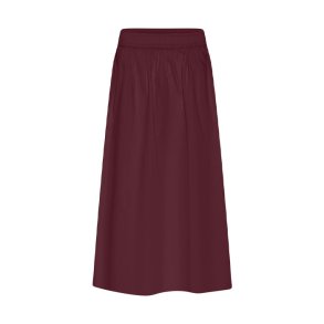 Helsinki ankle skirt Frau, red mahogany