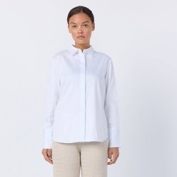 Isla solid 7 shirt Levet Room, white