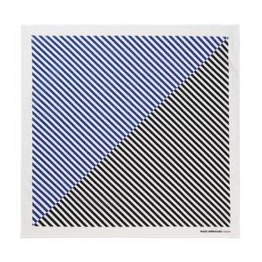 Soft cotton self scarf Mads Nrgaard, bluing/jet black