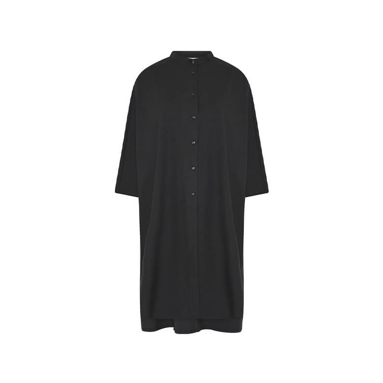 Seoul 2/4 long elegant shirt Frau, black