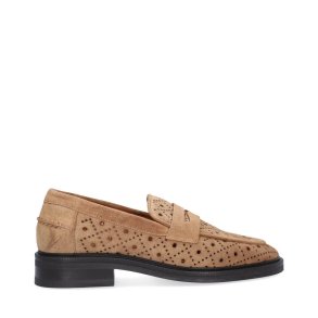 Billibi loafers, Cuoio babysilk suede 