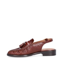 Sling back sandal Billi Bi, castagno naplack