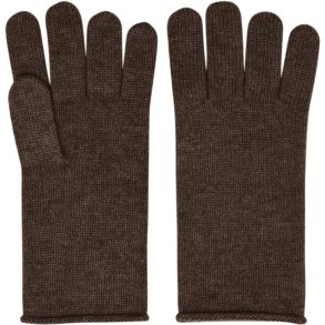 Canazei cashmere gloves Frau, acorn
