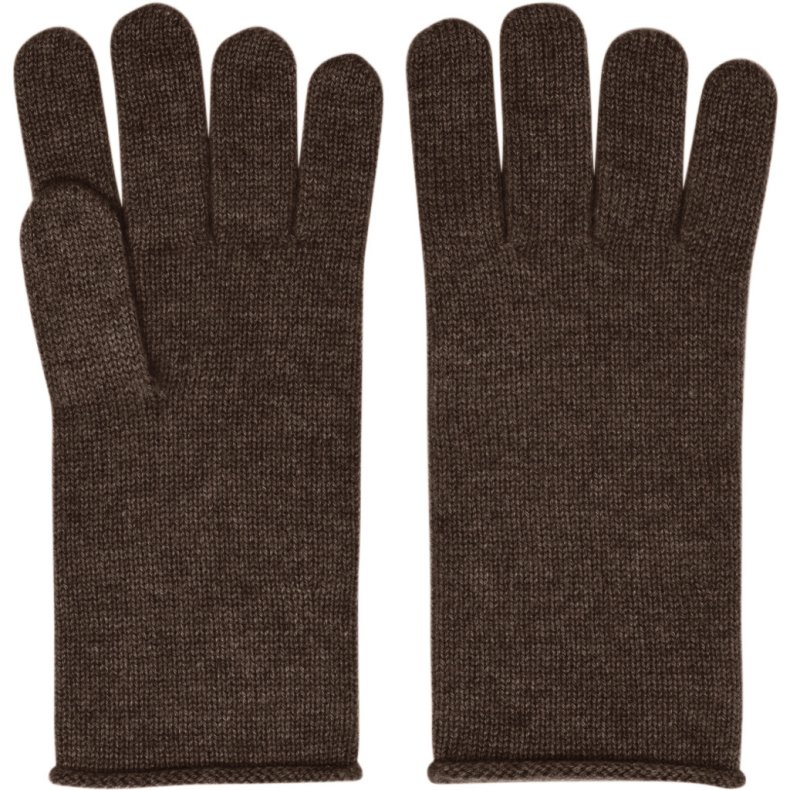 Canazei cashmere gloves Frau, acorn