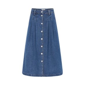 Lennon ll midi skirt Lollys Laundry, dark blue
