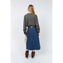 Lennon ll midi skirt Lollys Laundry, dark blue