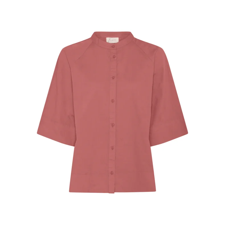 Abu Dhabi short shirt Frau, ash rose