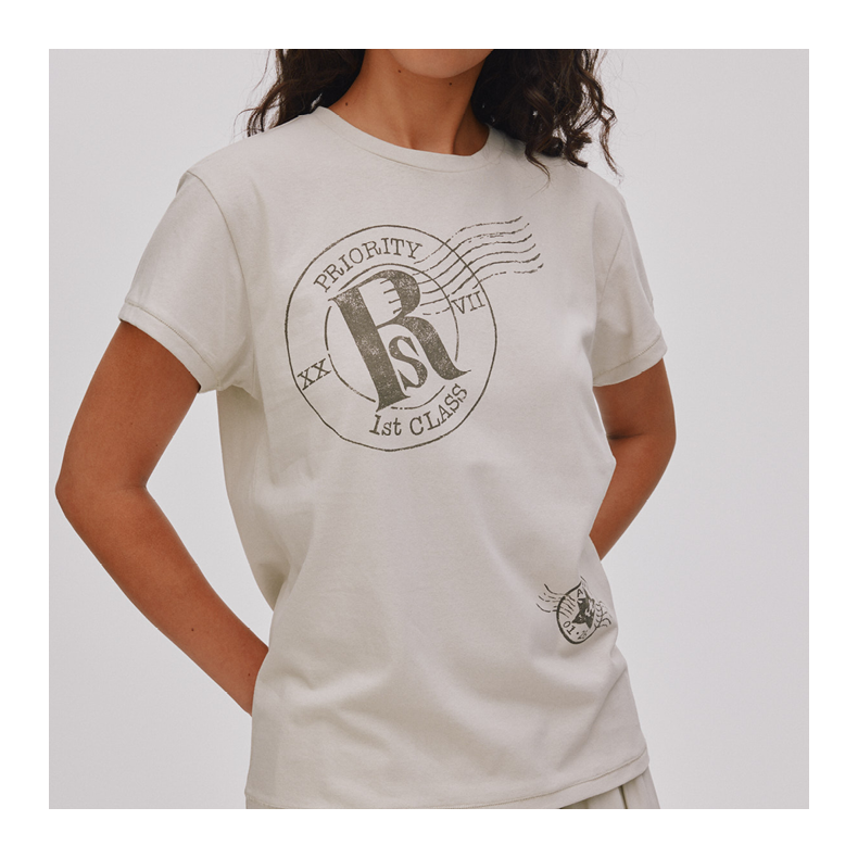 Ambla postal t-shirt Rabens Saloner, dirty chalk