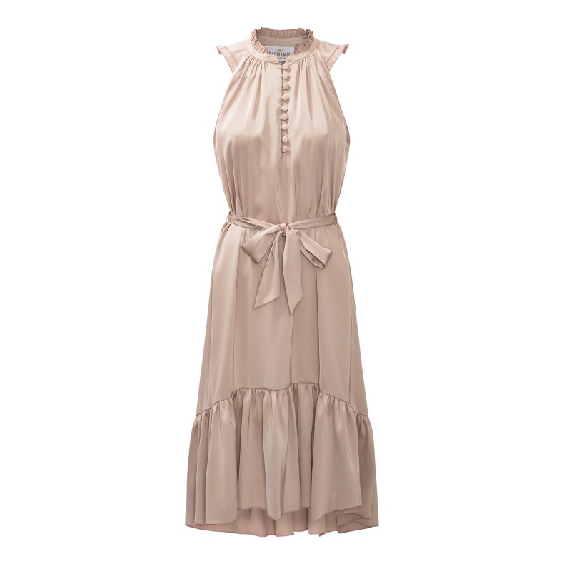 Anna dress Karmamia, hammered blush