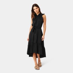 Anna dress Karmamia, hammered black
