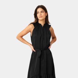Anna dress Karmamia, hammered black