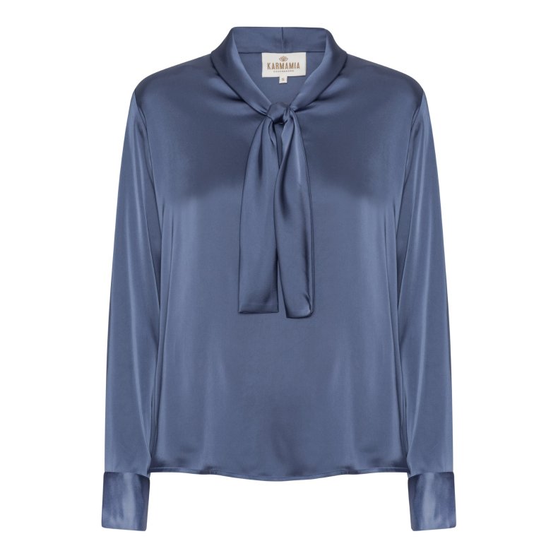 Audrey blouse Karmamia, semi rich crown blue