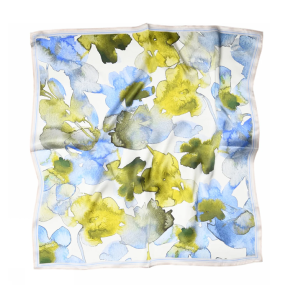 Sneaky Fox Audrey silk scarf, cream