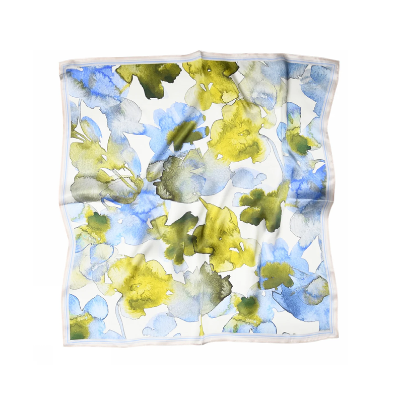 Sneaky Fox Audrey silk scarf, cream