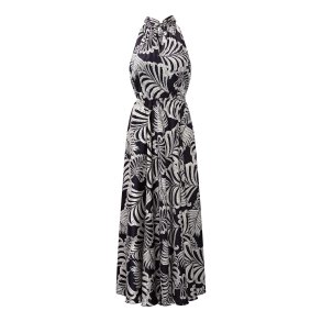 Karmamia Ava maxi dress, navy palm