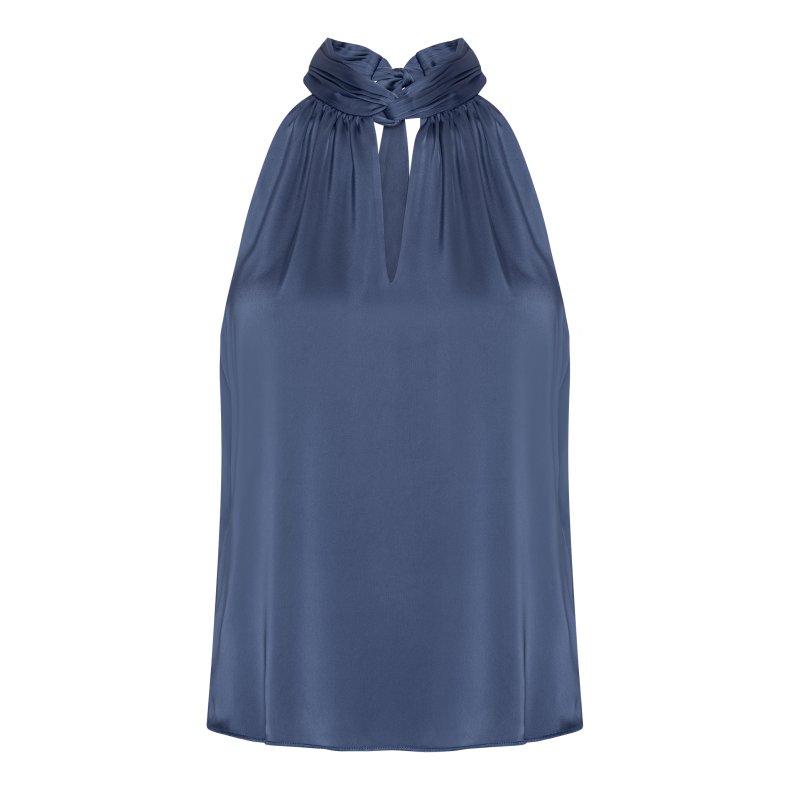 Ava top Karmamia, semi rich crown blue