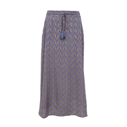 Luna regular skirt Black Colour, blue mist