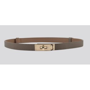 Ringo belt gold Pliss� Copenhagen, light brown/taupe