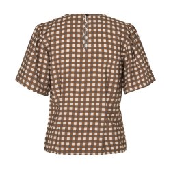 Mera blouse Baum und Pferdgarten, hot fudge check