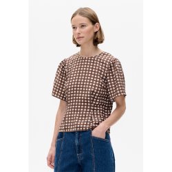 Mera blouse Baum und Pferdgarten, hot fudge check
