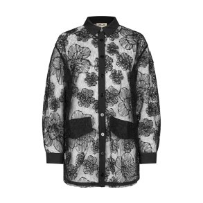 Annica skjorte Baum und Pferdgarten, Black