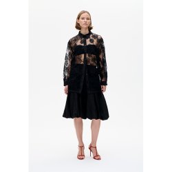 Annica skjorte Baum und Pferdgarten, Black