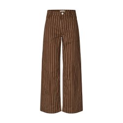 Nolia jeans Baum und Pferdgarten, creme brown pinstripe