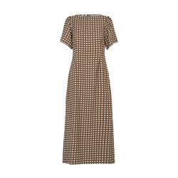 Adalene dress Baum und Pferdgarten, hot fudge check