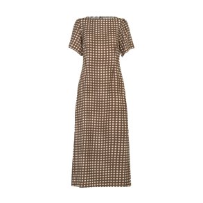 Adalene dress Baum und Pferdgarten, hot fudge check