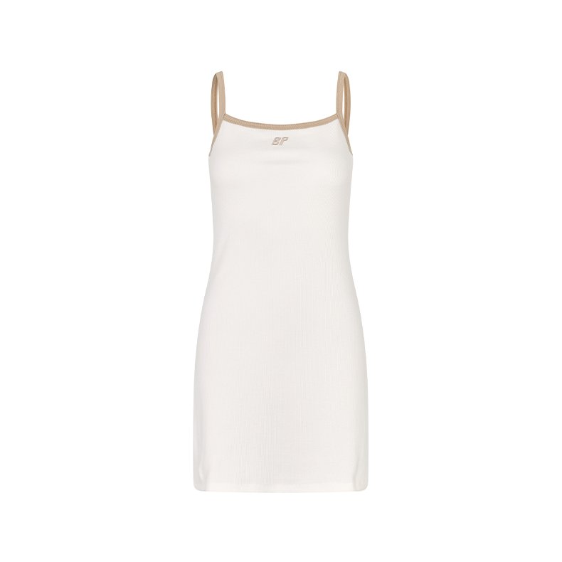 Joane dress Baum und Pferdgarten, blanc de blanc