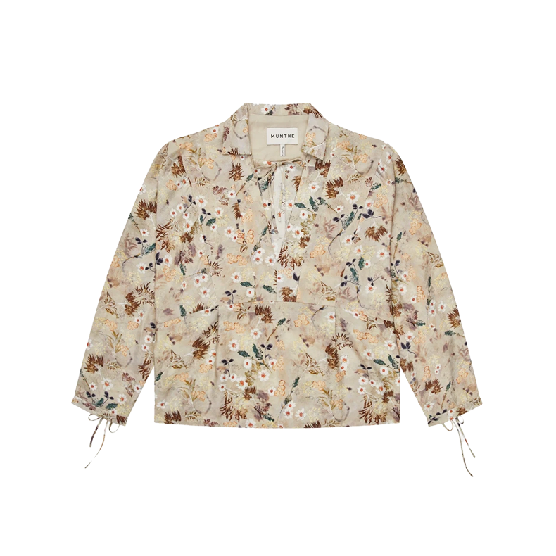 Babette shirt Munthe, print natur