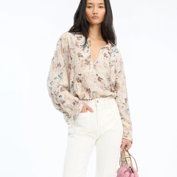 Babette shirt Munthe, print natur