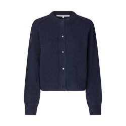 Banja knit raglan cardigan Second Female, carbon