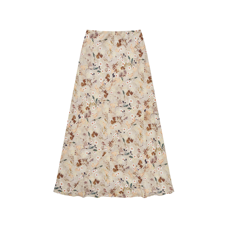 Bardot skirt Munthe, print natur